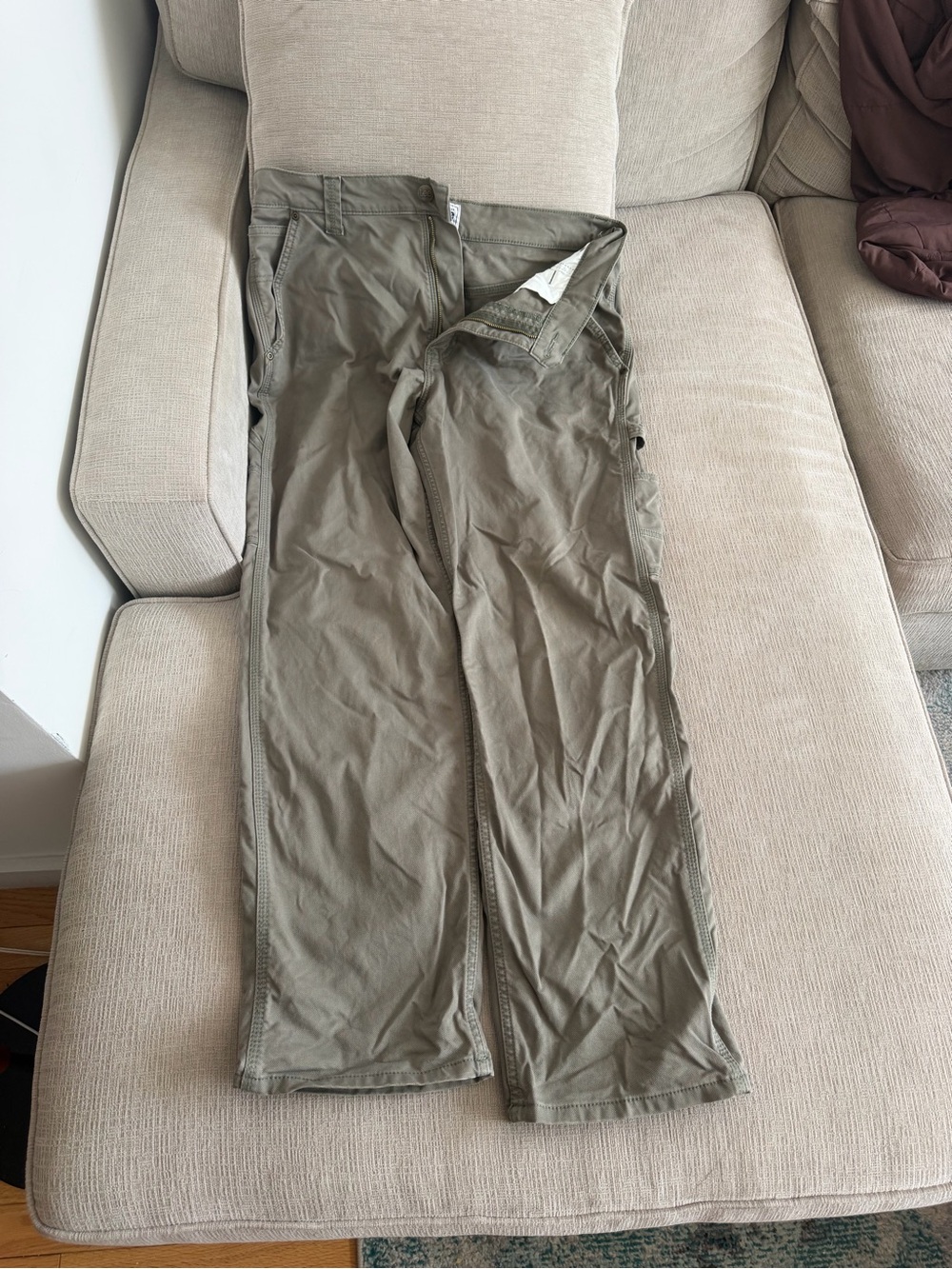 Men's Casual Olive Green Pants